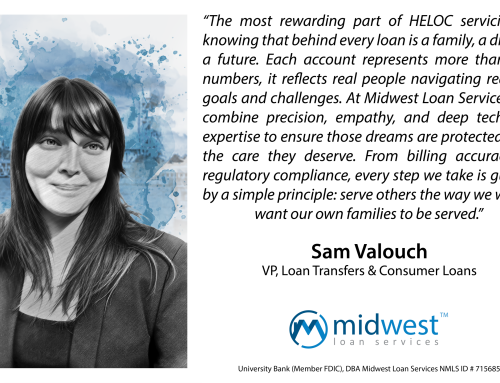 Sam Valouch Brings Precision and Passion to HELOC Servicing at Midwest Loan Services